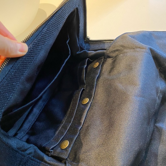 Black and Cream Cake Petunia baby bag wristlet - Picture 3 of 5